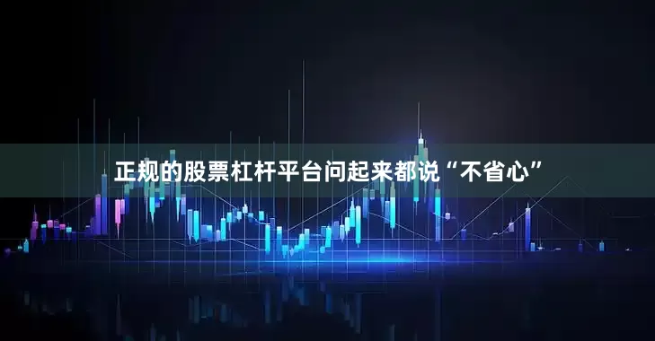正规的股票杠杆平台问起来都说“不省心”