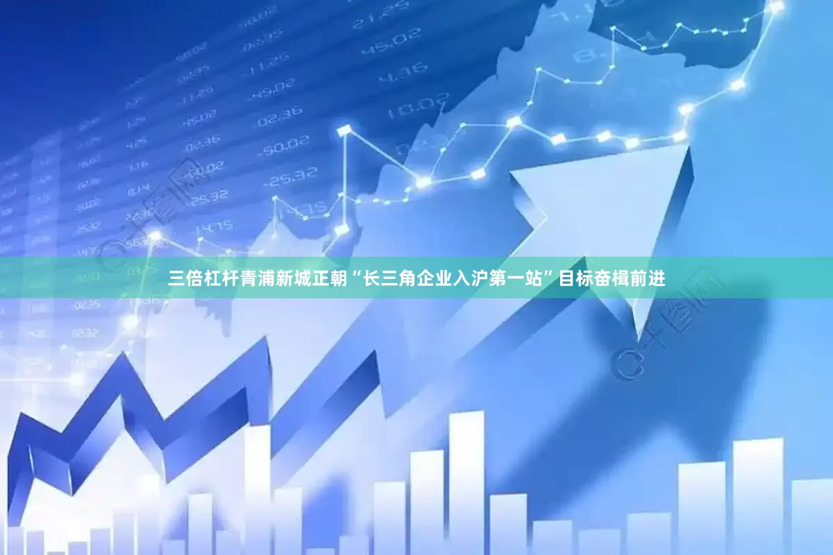 三倍杠杆青浦新城正朝“长三角企业入沪第一站”目标奋楫前进